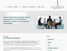 Tablet Screenshot of lexbureau.com